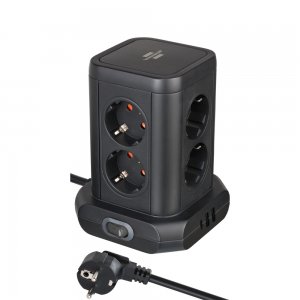 Πολύπριζο επιτραπέζιος πύργος 8 θέσεων 2XUSB-A 1XUSB-C και διακόπτη 1153560010 BRENNENSTUHL - 150181 - Σε 12 Άτοκες Δόσεις