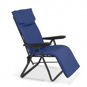 Πολυθρόνα 6 Θέσεων Μαύρου Σκελετού Μπλε Μαξιλάρι - 15536 - σε 12 άτοκες δόσεις