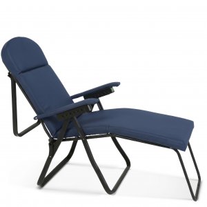 Πολυθρόνα 7 Θέσεων Μαύρου Σκελετού Μπλε Σκούρο Μαξιλάρι - 15645 - σε 12 άτοκες δόσεις