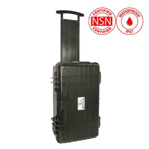 Poseidon 300 Τροχήλατη Στεγανή Βαλίτσα με Αφρό Τροχήλατη - Ελαφρώς Μεταχειρισμένη από Εκποίηση του Ε.Σ. (Μαύρη) - Σε 12 άτοκες δόσεις