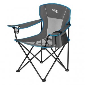 Πτυσσόμενη Καρέκλα Κάμπινγκ Nils Camp NC3706 Γκρι - σε 12 άτοκες δόσεις