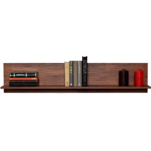 ΡΑΦΙ ΤΟΙΧΟΥ W120xD20xH25 cm  OSLO WALNUT - 620-9745-37 - σε 12 άτοκες δόσεις