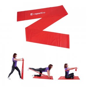 Resistance Band 170cm/2,5kg inSPORTline Clingy–Red-INS-31898