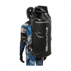 SALVIMAR ΣΑΚΟΣ ΣΤΕΓΑΝΟΣ DRY BACK PACK 60/80L 44X28X75CM MAΥΡΟΣ 400204 - Σε 12 Άτοκες Δόσεις