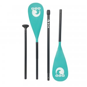 SCK Κουπί αλουμινίου 2 σε 1 SUP/Καγιάκ με ασφαλή ρύθμιση – Τυρκουάζ - 2887 - Σε 12 Άτοκες Δόσεις