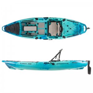 SCK Largo 300 Μονοθέσιο Pedal Kayak ready με αλουμινίου κάθισμα και τιμονιέρα | Μπλε-Τυρκουάζ - 300111 - Σε 12 Άτοκες Δόσεις
