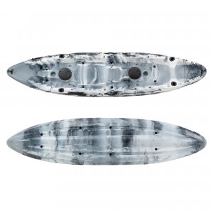 SCK Nereus HD Θαλάσσιο καγιάκ 3 θέσεων - Άσπρο/Μαύρο - 372x88x40cm - Σε 12 Άτοκες Δόσεις