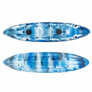 SCK Nereus HD Θαλάσσιο καγιάκ 3 θέσεων - Μπλε/ Άσπρο Camo - 372x88x40cm- Σε 12 Άτοκες Δόσεις