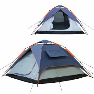 Σκηνή Camping 4 Ατόμων INCA Harmonia Μπλε με ύφασμα Oxford - σε 12 άτοκες δόσεις