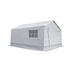 Panda Hut Σκηνή Camping Λευκή για 12 Άτομα 420x380x260εκ. - Σε 12 Άτοκες Δόσεις
