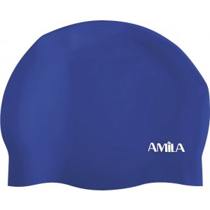 Σκουφάκι Κολύμβησης AMILA Medium Hair HQ Μπλε - 47028 - σε 12 άτοκες δόσεις