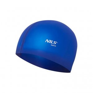 Σκουφάκι Σιλικόνης Nils Aqua BL04 Navy Blue - σε 12 άτοκες δόσεις