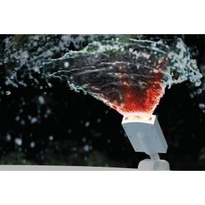 Σπρέι νερού με LED φωτισμό πολύχρωμο - Σύνδεση: Σε σωλήνες 32mm ή 38mm με ειδικό αντάπτορα που περιλαμβάνεται