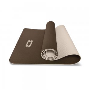 ΣΤΡΩΜΑ (AYP-011) YOGA chocolate/sand 183x60X0.6 cm Toorx - σε 12 άτοκες δόσεις