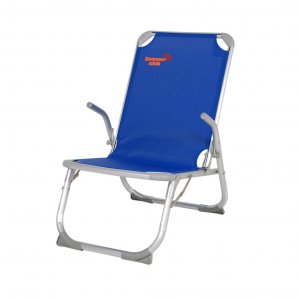Summer Club Καρεκλάκι Παραλίας Αλουμινίου με Ψηλή Πλάτη Αδιάβροχο 56x71x80εκ. 19402