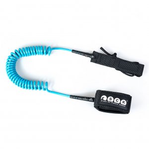 SUP leash σπιράλ 10ft SCK - Τυρκουάζ - 0105-30011 - Σε 12 Άτοκες Δόσεις