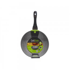 Τηγάνι WOK Αντικολλητικό 28cmCOOKSTONE 652409 GUSTO CASA - 060247 - Σε 12 Άτοκες Δόσεις