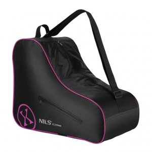 Τσάντα μεταφοράς Inline Rollers με φερμουάρ TS306 Μαύρο/Ροζ One Size NILS EXTREME - σε 12 άτοκες δόσεις