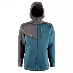 Τζάκετ με κουκούλα νεοπρέν 2mm Loosefit Γκρι/Navy - Aropec - Coat-20M-2mm