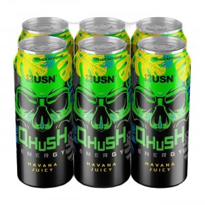 Usn Nutrition QHUSH Energy Havana (6 x 500 ml)