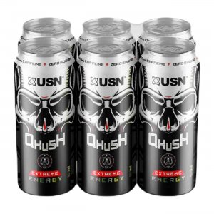 Usn Nutrition QHUSH Energy Original (6 x 500 ml)