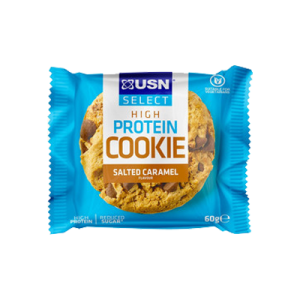 USN SELECT HIGH PROTEIN COOKIE 60gr  12xΜπισκότα  Salted Caramel