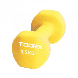 Βαράκι Χεριού Neoprene 0.5kg Κίτρινο Toorx - σε 12 άτοκες δόσεις