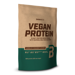 Vegan Protein 500g (BIOTECH USA) - Chocolate - Cinnamon - 5999076228362 - Σε 12 Άτοκες Δόσεις