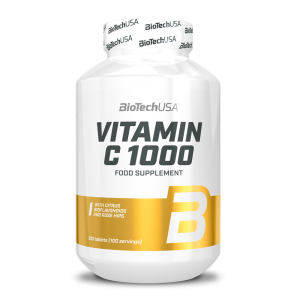 Vitamin C 1000 100tabs (BIOTECH USA) - 5999076236220 - Σε 12 Άτοκες Δόσεις