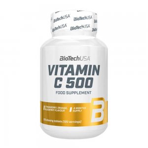 Vitamin C 500 120 Chewing Tabs (BIOTECH USA) - 5999500536551 - Σε 12 Άτοκες Δόσεις