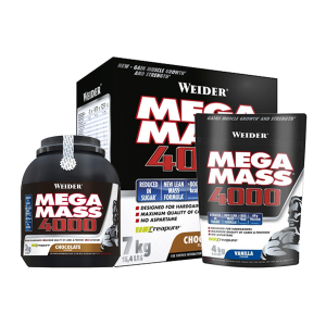 Weider Mega Mass 4000  Φράουλα  7kg