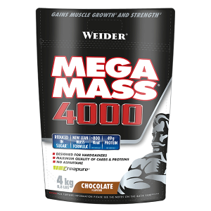 Weider Mega Mass 4000  Σοκολάτα ΜΕΓΕΘΟΣ 4kg