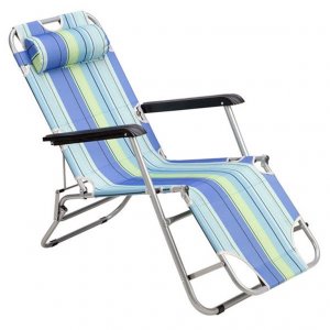 Ξαπλώστρα - Πολυθρόνα NC3024 Μπλε SUN LOUNGER NILS CAMP - σε 12 άτοκες δόσεις