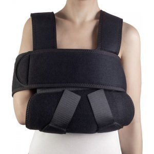 Medical Brace MB/IMMO Νάρθηκας Ώμου Αριστερής Πλευράς σε Μαύρο Χρώμα