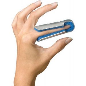 Medical Brace MB/Fold Over Νάρθηκας Δακτύλου σε Μπλε Χρώμα