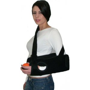 Medical Brace Sling Perfect Ρυθμιζόμενος Νάρθηκας Ώμου σε Μαύρο Χρώμα