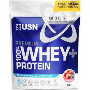 100% Premium Whey 2kg Σακούλα  Φράουλα