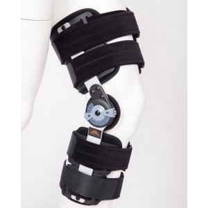 Medical Brace Premium Long MB.9005 Long Νάρθηκας Μηροκνημικός σε Μαύρο Χρώμα