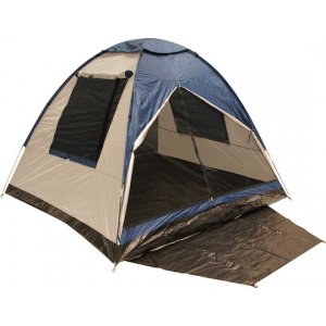 Ponsa Καλοκαιρινή Σκηνή Camping Igloo Γκρι για 4 Άτομα 240x210x175εκ.