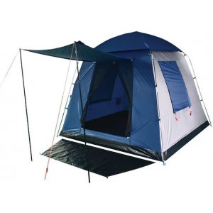 Maori Plus Καλοκαιρινή Σκηνή Camping Μπλε για 4 Άτομα 240x240x200εκ.