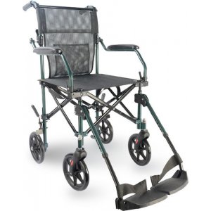 Medical Brace Αναπηρικό Αμαξίδιο Πτυσσόμενο Απλού Τύπου 46cm MB.W2050 Πράσινο