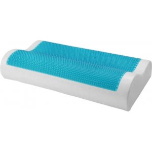 Medical Brace Ιατρικό Μαξιλάρι Αυχένα Memory Foam 63x34x12cm Λευκό