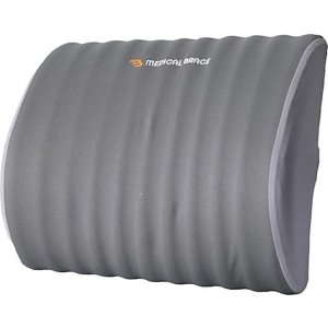 Medical Brace Ημικυλινδρικό Μαξιλάρι Πλάτης Memory Foam 38x32x12cm Γκρι