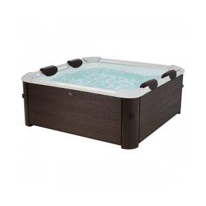 Viking Tribeca Spa Μπανιέρα Ελεύθερης Τοποθέτησης Εξωτερικού Χώρου Ακρυλική με Υδρομασάζ 160x160cm - 105726 - Σε 12 Άτοκες Δόσεις