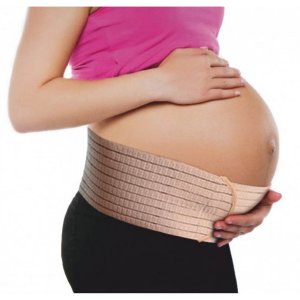 Ζώνη Εγκυμοσύνης Αεριζόμενη Μέγεθος One Size - Μπεζ