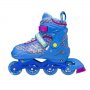 Αυξομειούμενα Πατίνια Roller NJ4613 A INLINE NILS EXTREME Μπλε με LED φωτάκια- LARGE(38-41) - σε 12 άτοκες δόσεις