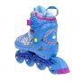 Αυξομειούμενα Πατίνια Roller NJ4613 A INLINE NILS EXTREME Μπλε με LED φωτάκια- LARGE(38-41) - σε 12 άτοκες δόσεις