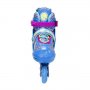 Αυξομειούμενα Πατίνια Roller NJ4613 A INLINE NILS EXTREME Μπλε με LED φωτάκια- LARGE(38-41) - σε 12 άτοκες δόσεις