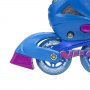 Αυξομειούμενα Πατίνια Roller NJ4613 A INLINE NILS EXTREME Μπλε με LED φωτάκια- LARGE(38-41) - σε 12 άτοκες δόσεις