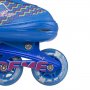 Αυξομειούμενα Πατίνια Roller NJ4613 A INLINE NILS EXTREME Μπλε με LED φωτάκια- LARGE(38-41) - σε 12 άτοκες δόσεις
